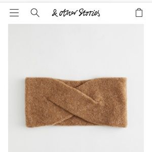 & Other Stories Green Wool Blend Headband!